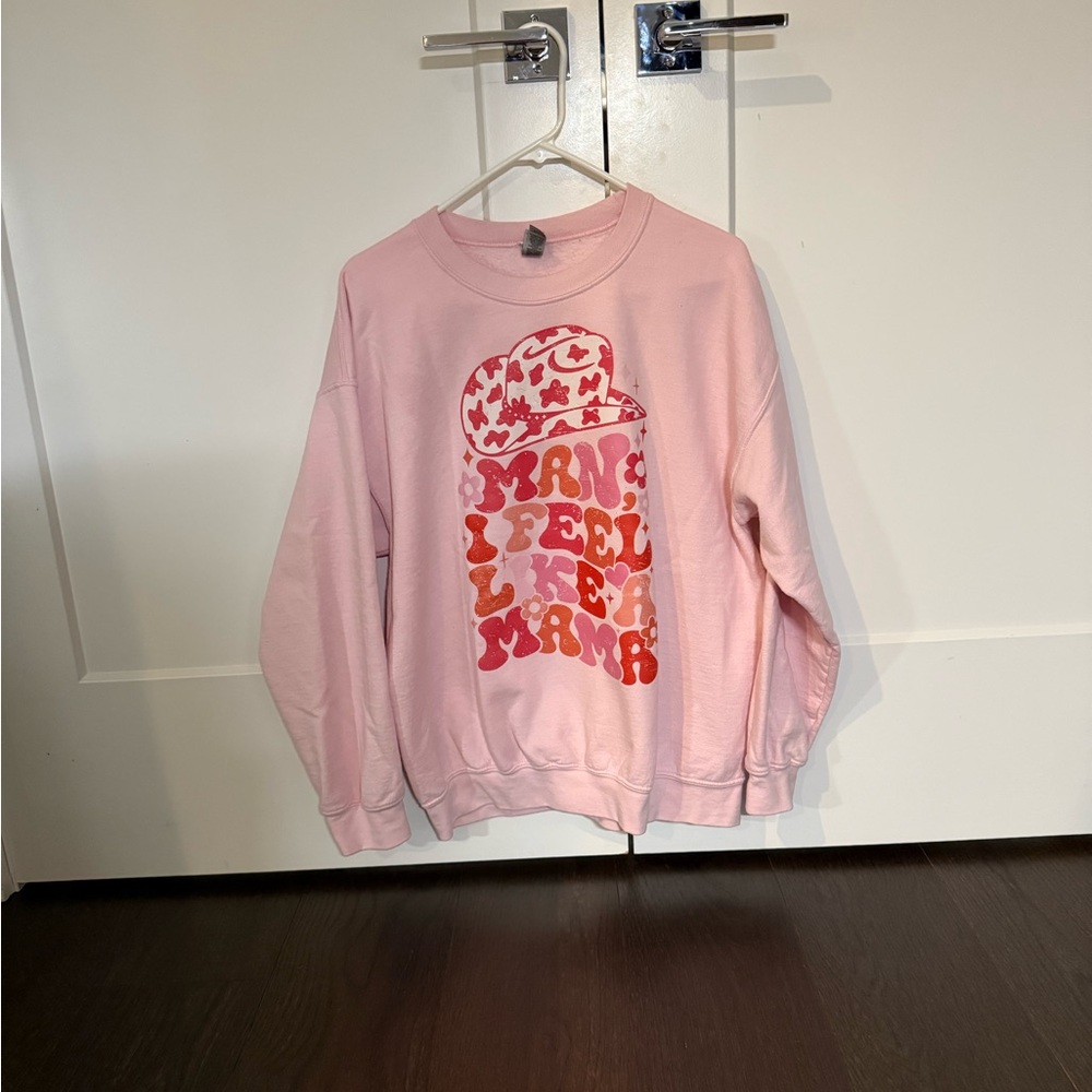 Pink Graphic Women's Sweater for MAMA!